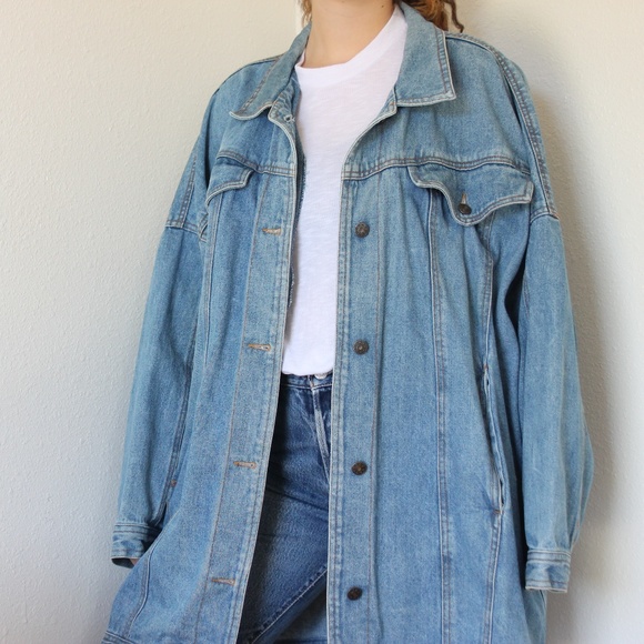 super oversized denim jacket
